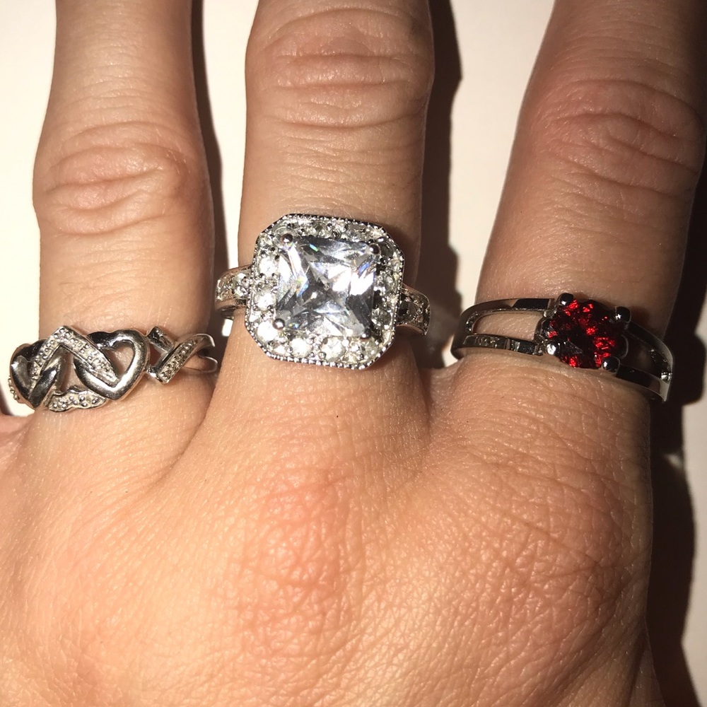 Set of Fancy Rings